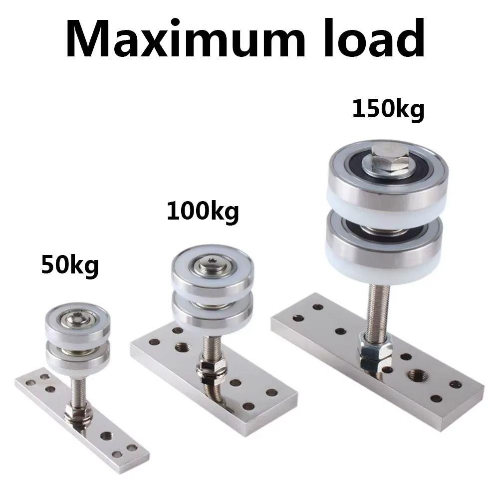 Бесшумный складной дверной ролик, усиленное подвесное колесо, ролик для раздвижной двери, бытовая фурнитура