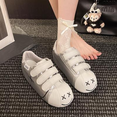 2025 оригинальные Dudu planet новые кроссовки на липучках с большой головой и толстой подошвой для увеличения роста женские повседневные кеды спортивные белые кроссовки