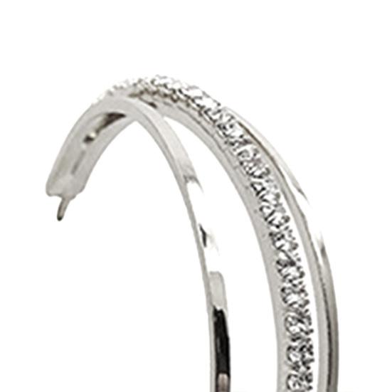 1 пара женских серег с круглыми стразами, портативные антидеформированные висячие серьги для работы