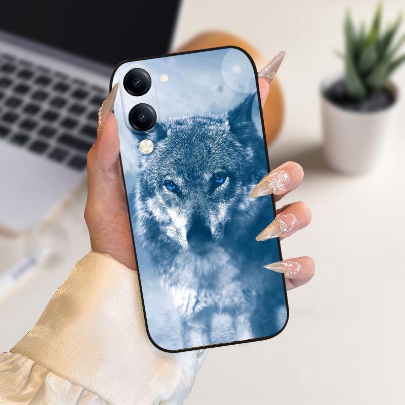 Чехол для vivo Y29s 5G Y 29S Мягкий силикон ТПУ Чехлы для телефона Для Vivo Y04 Y 04 4G Защитные Fundas Coque Мультяшные Милые Животные