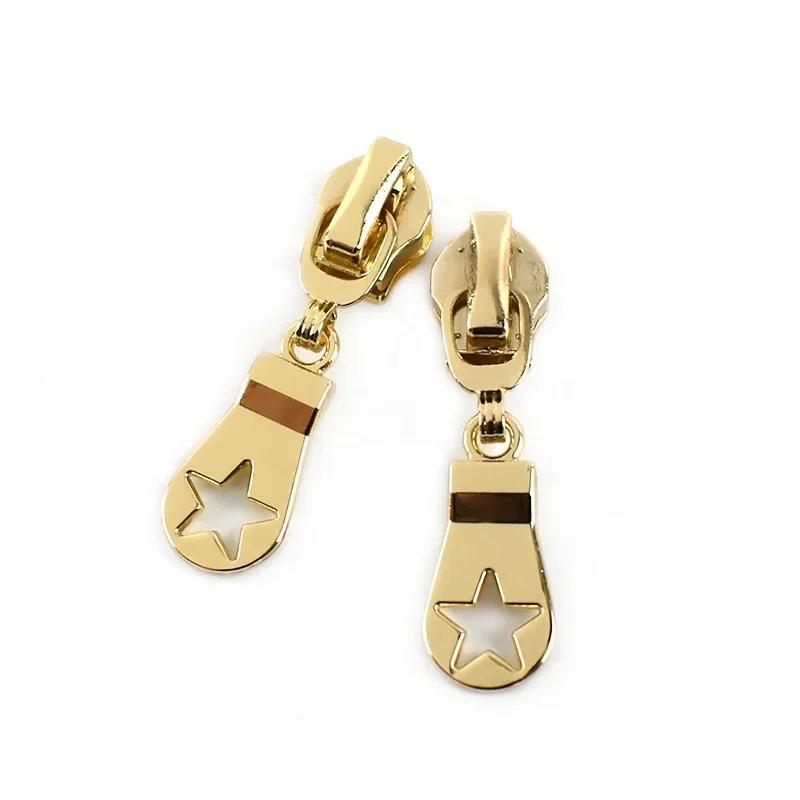 Meetee 5/10/20 шт. 5# Бегунок для молнии для нейлоновых молний Пластиковые спиральные молнии Головки бегунка Ремонтные наборы DIY Швейные аксессуары для одежды