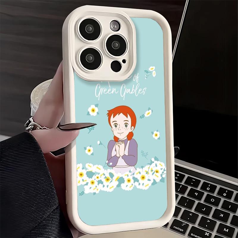 Anne Of Green Gables Shirley Phone Case for iPhone 16 17 Air 16E 15 Pro Max 14 Plus 13 12 Mini Capa Soft Shell Silicone Funda