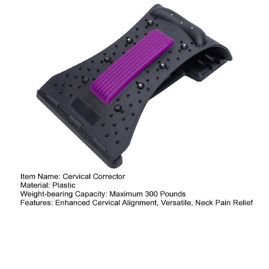 Neck Corrector Cervical Traction Device Adjustable Posture Support Neck Stretcher Relaxer for Muscle Relaxation Pain Relief