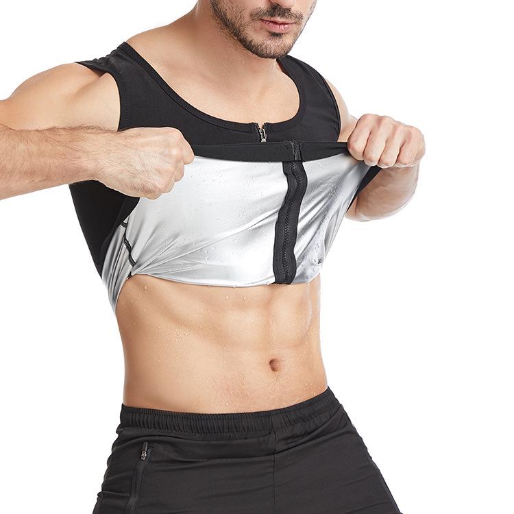 Мужской спортивный костюм-сауна для похудения - Корректирующее фигуру белье для контроля живота для фитнеса и бега