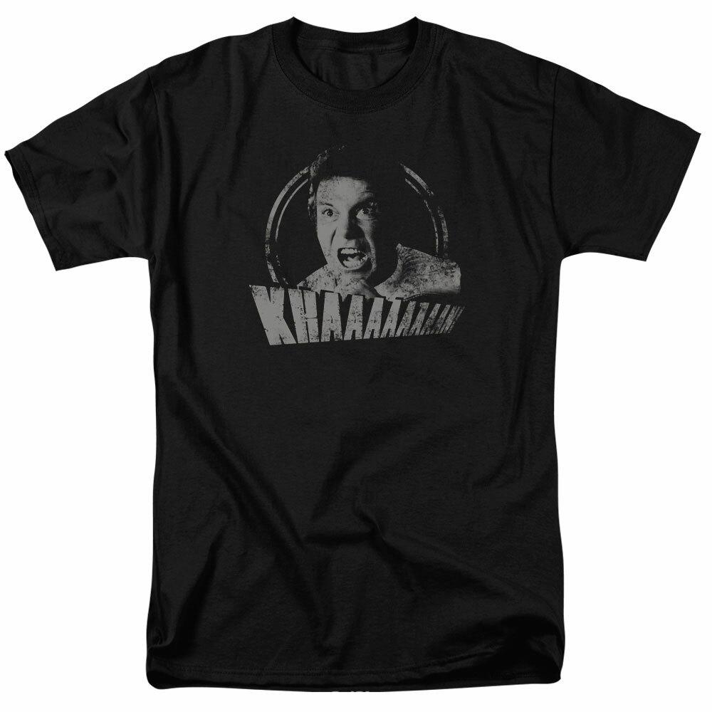 Star Trek Khan Distressed T-shirt Licensed SciFi Movie Classic Tee New Black