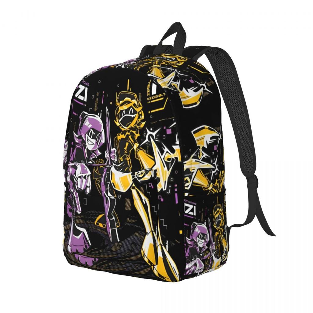 Рюкзак в стиле аниме-хоррора «Дроны-убийцы» для мужчин и женщин, Cyn J и N, подростковый студенческий деловой рюкзак, холщовые сумки для ноутбука, для улицы