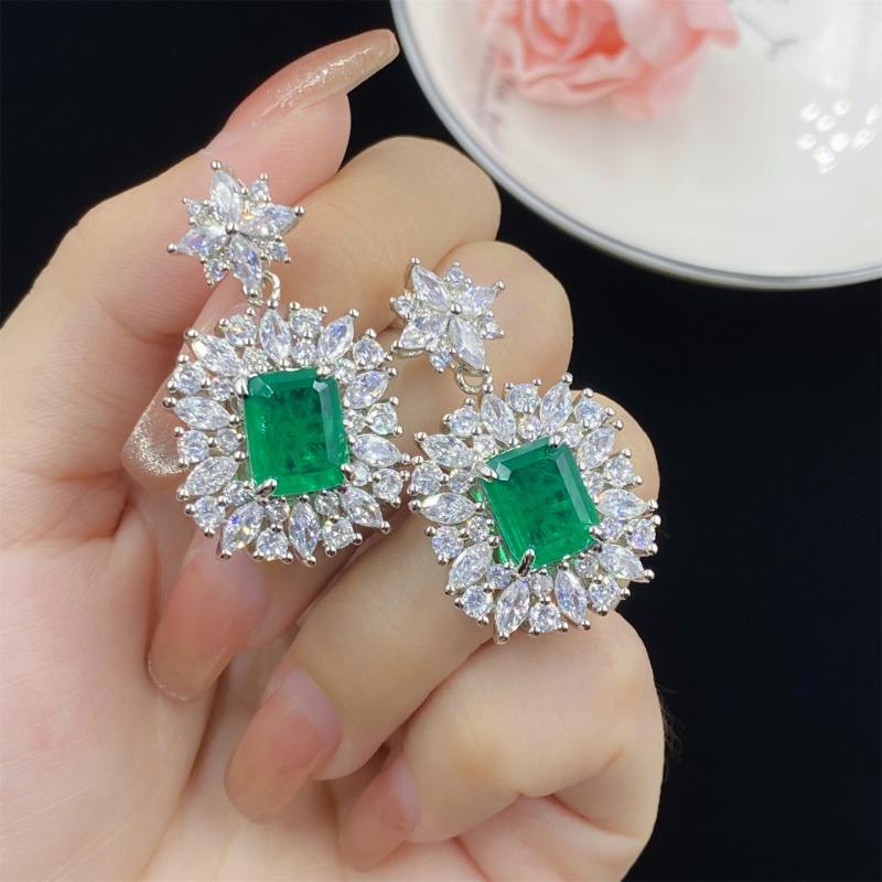 Sace Gems Классические кольца из медного сплава с цирконием, серьги, кулон, ожерелье, комплекты ювелирных изделий, подарки для свадебной вечеринки