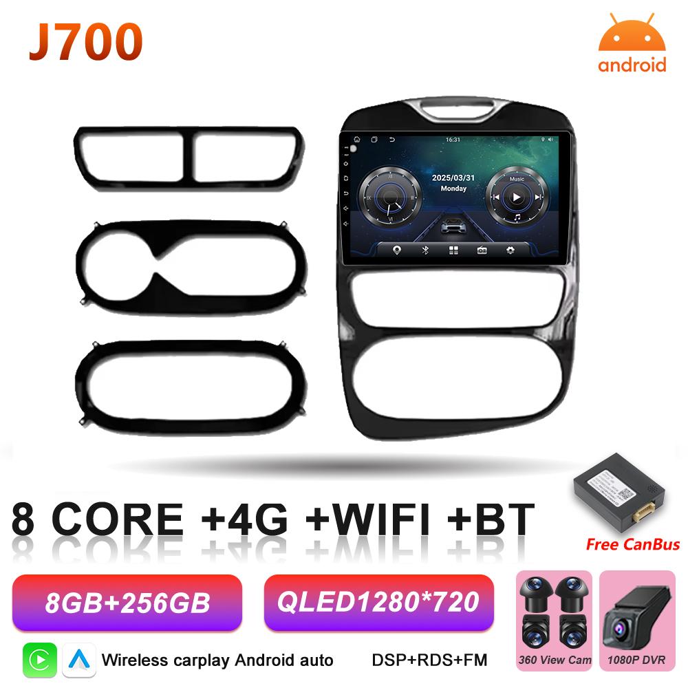 Android Auto Car Radio For Renault Clio 4 BH98 KH98 2016 2017 2019 Wireless Carplay Multimedia Player GPS Navigation DSP 5G Wifi