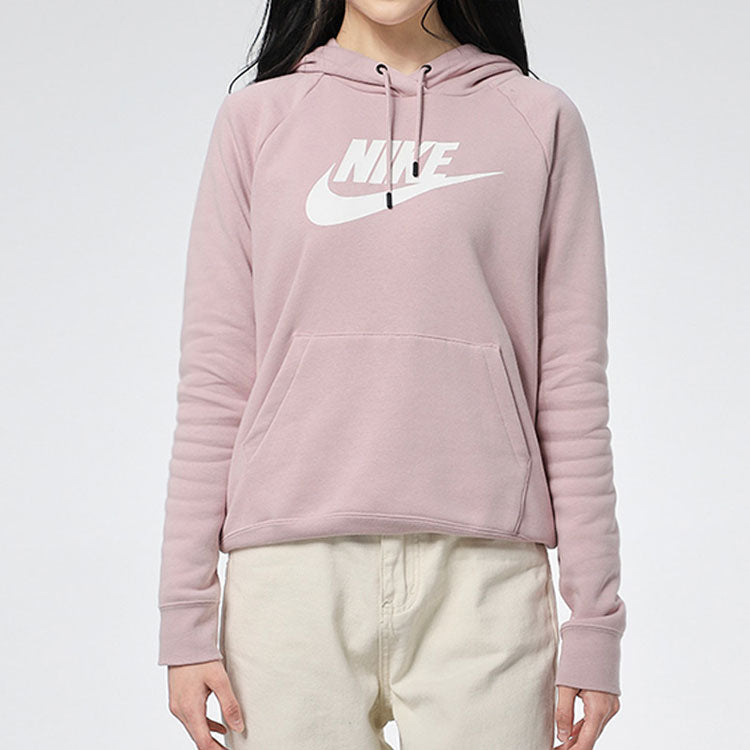 Nike Толстовки Женские Шампанское С капюшоном Умеренная Обычная BV4127-645