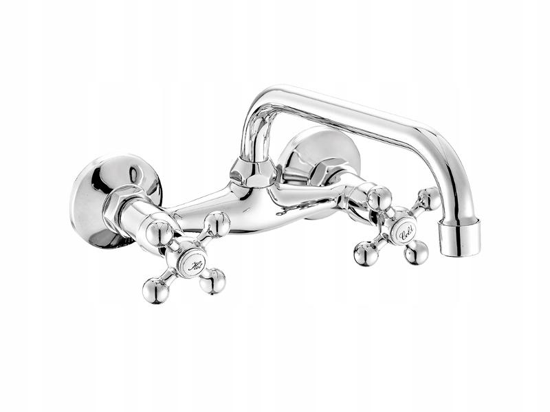 Stilo BKI 050D Wall-Mounted Basin Faucet, Retro