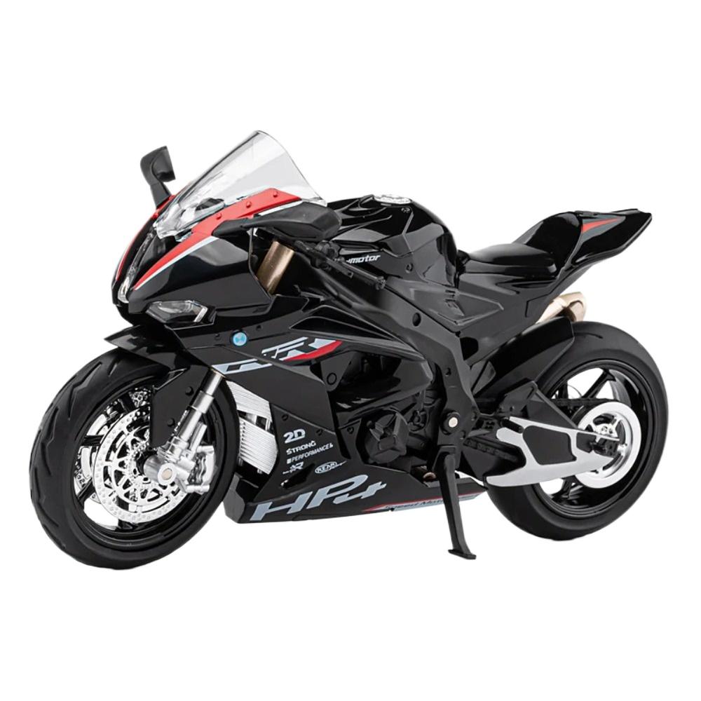 1/12 BMW HP4 Литой из сплава Гоночный Мотоцикл Модель Коллекция Транспортных Средств Звук и Свет Внедорожный Автоцикл Игрушки Машина