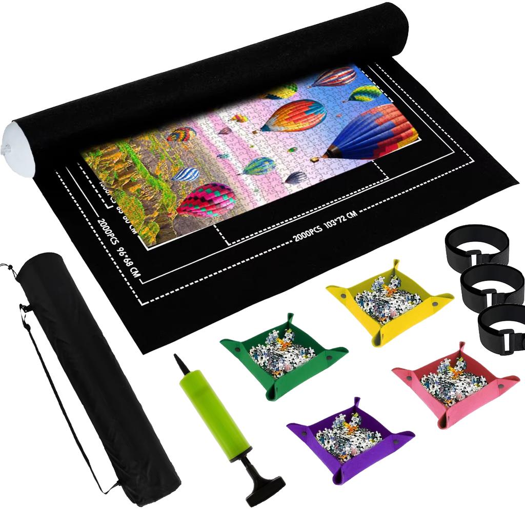 Пазлы Пад Фетровый Мат До 1500/2000/3000 Деталей Игровой Мат Одеяло Аксессуары для Пазлов Бытовые Офисные Принадлежности для Хранения TMZ