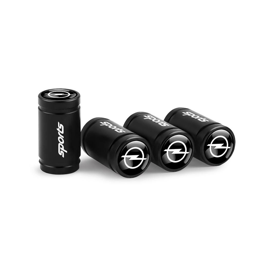 4Pcs Car Styling Wheel Tyre Valve Cap Stem Cover Auto Exterior Accessories For Opel OPC Astra Vectra Corsa Zafira Insignia Mokka