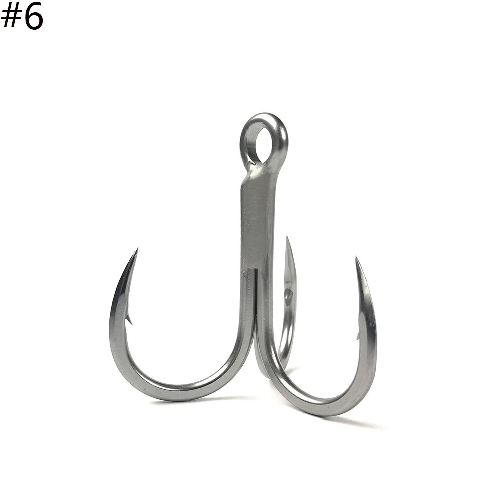 Принадлежности Приманка для соленой воды Тройной якорь Крючки для соленой воды 4X Тройной крючок Рыболовные крючки для морского троллинга