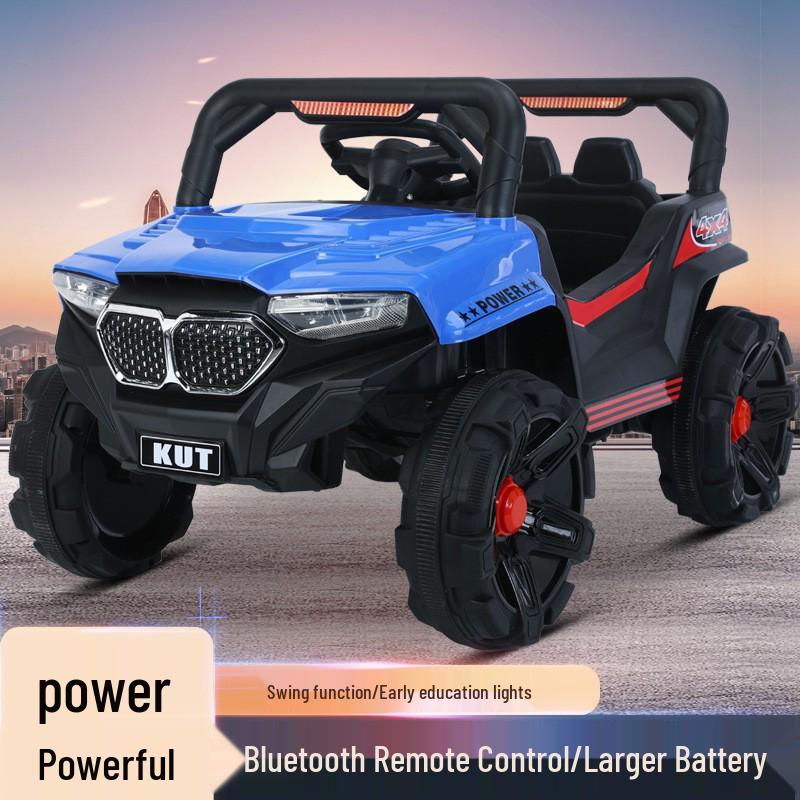 Детский электрический внедорожник с двойным приводом - Пульт управления, Двухместный