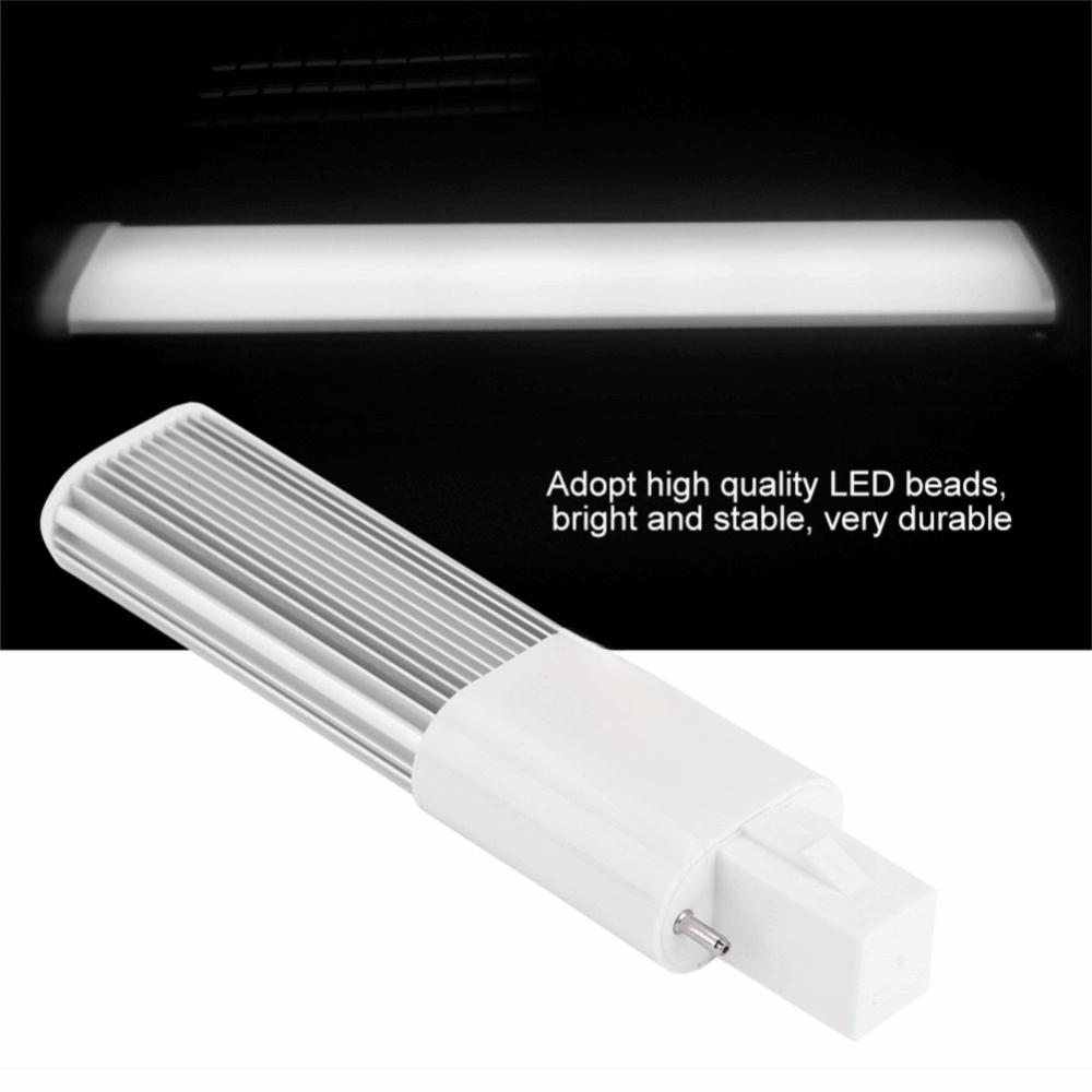2 Pack 4W LED Tube Light G23/GX23 LED Compact Lamp Horizontal Recessed Bulb Recessed Down Light