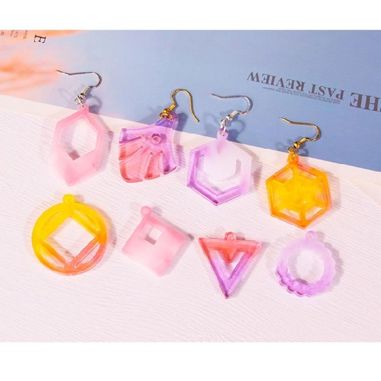 Серьга Подвеска Силиконовая Форма Сердце DIY Форма для Эпоксидной Смолы Инструменты для Изготовления Украшений