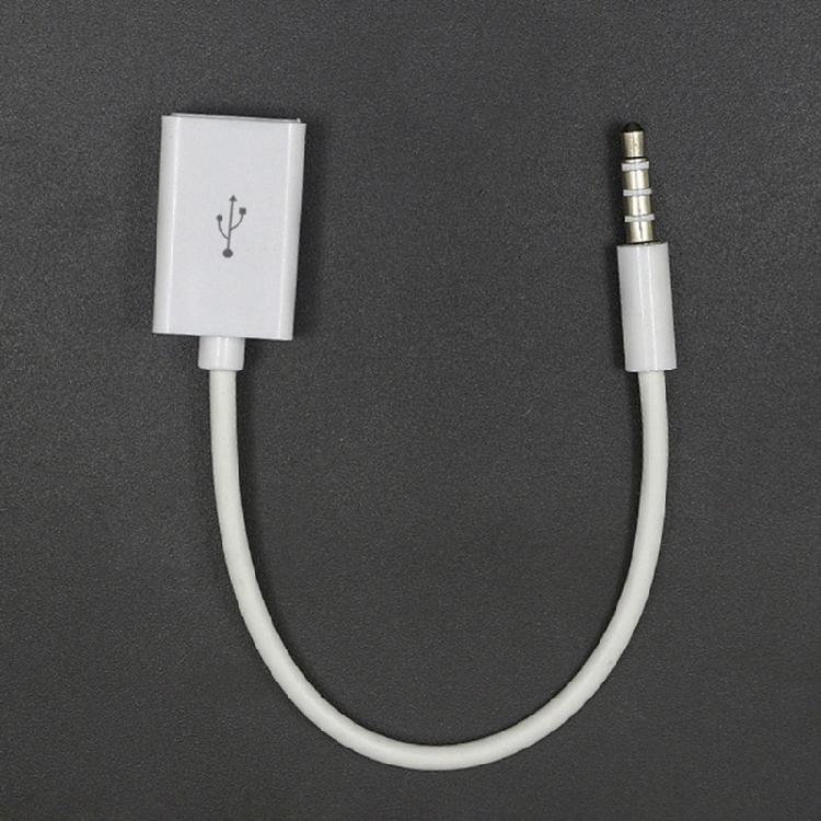 3,5 мм Черный Автомобильный AUX Стерео Кабель к USB Стерео Кабелю Автомобильная Электроника Конвертер