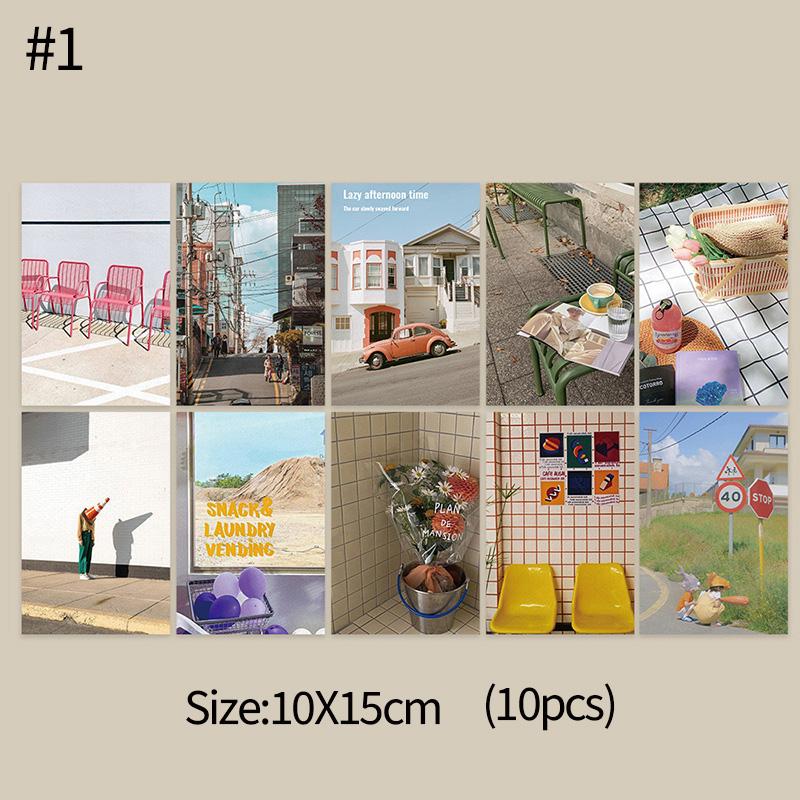 15 шт./набор Открытки в стиле INS Винтажные Декоративные Карточки Фото Реквизит DIY Настенный Фон Домашний Декор Наклейка на Стену Спальни Постеры