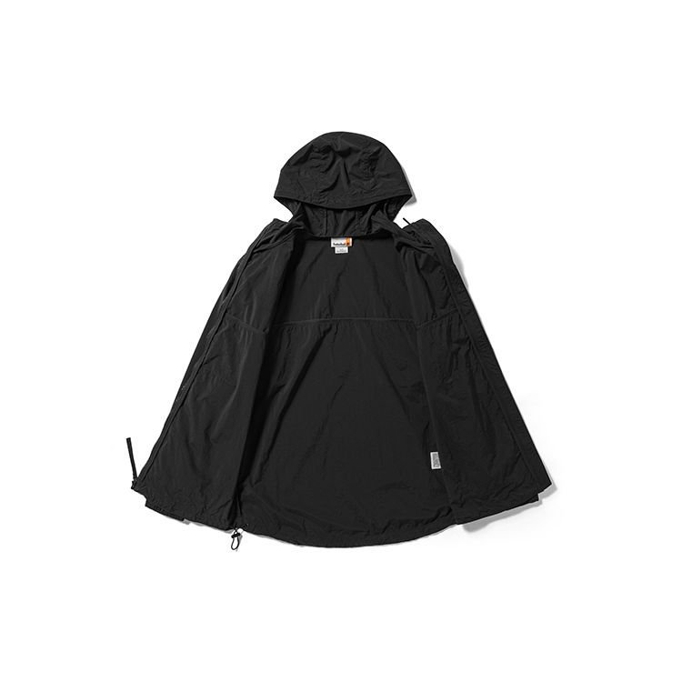 Timberland Унисекс Легкая outdoor куртка с капюшоном Черная A41B5-001