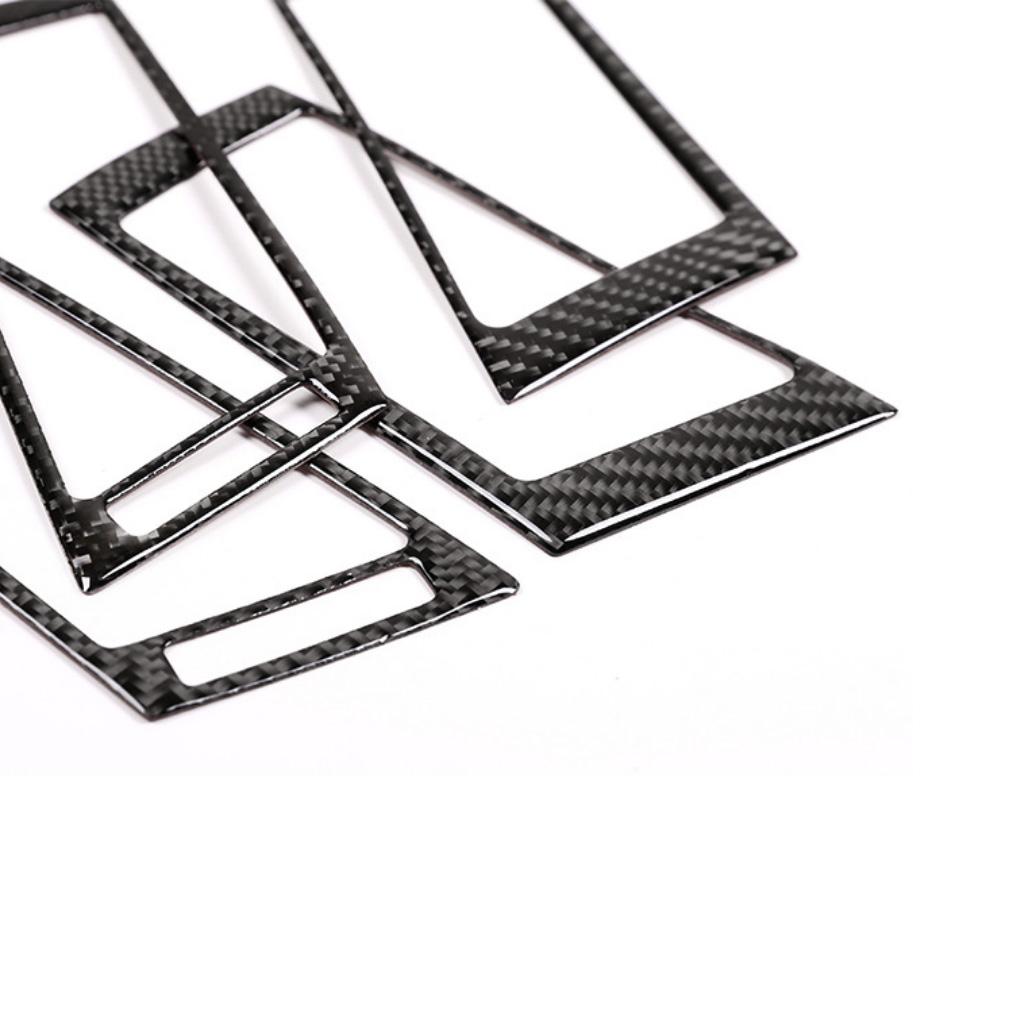 Для BMW X5 X6 E70 E71 2008 2009 2010 2011 2012 2013 Автомобильный центр из углеродного волокна/боковой кондиционер, вентиляционное отверстие на выходе