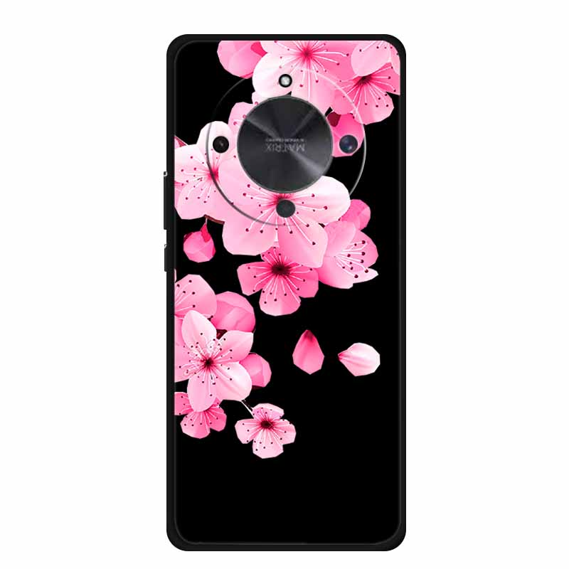 Coque For Honor X70 5G Case Cartoon Cat Funda Black Silicone Soft Back Cover For Honor X70 2025 Phone Case Cover X 70 HonorX70