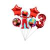 Birthday Balloon Party Decoration SEsame-Streets Theme Plates Cake Toppers Banner For Kids Birthday Party Supplies Baby Shower