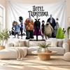 Hotel Transylvania Wall Tapestry Home Decor Hanging Cloth Art Background Tapestry for Bedroom