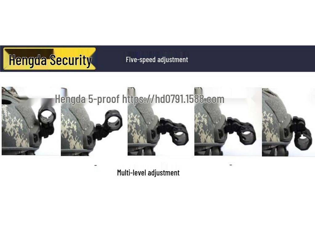 25mm Multi-Position Flashlight Clip Helmet Mount