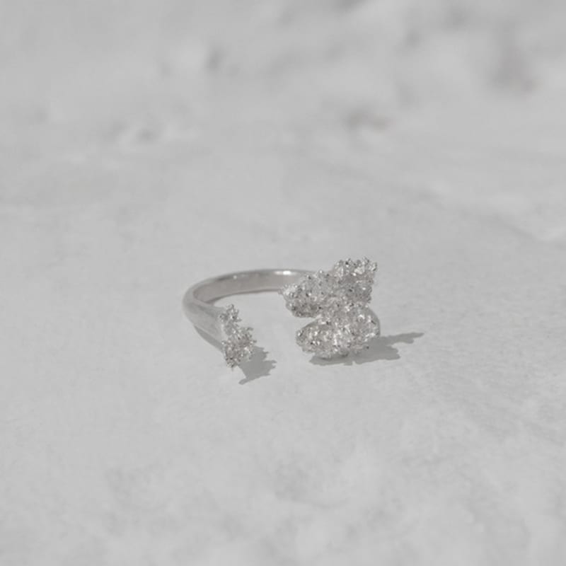 Кольцо Mouvebament White Snow_Серебро 925