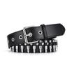Fashion Bullet Inlaid Men's Special Decoration Jeans Belt Women