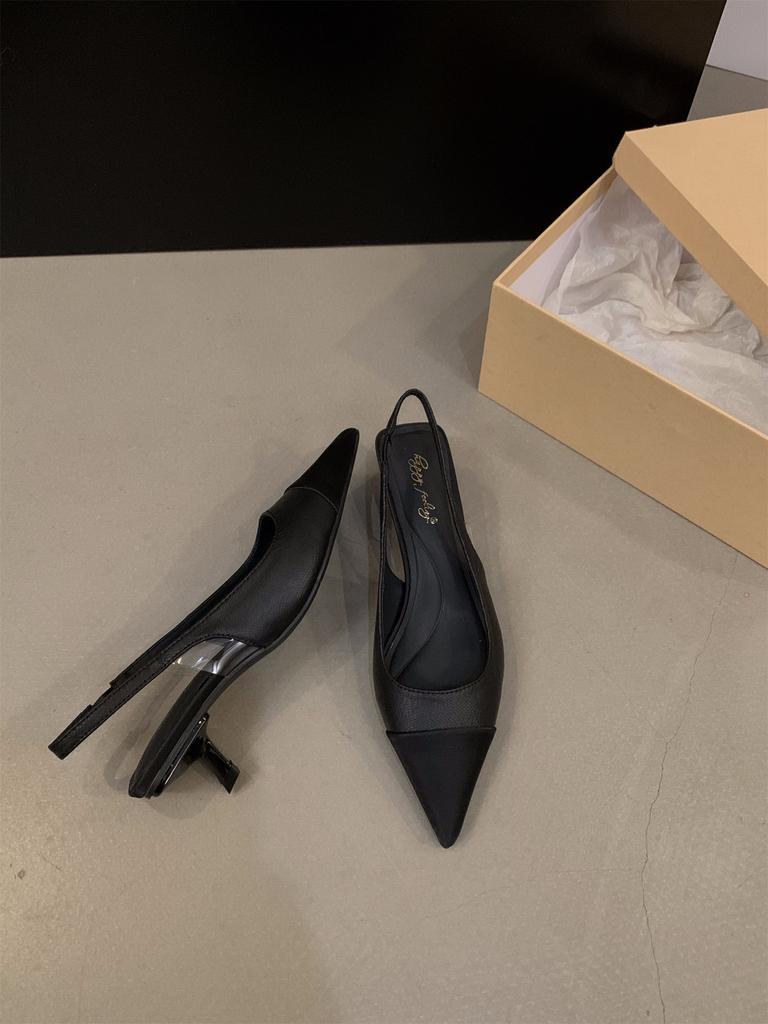 Французские серебристые туфли-лодочки с темпераментным бантом, туфли феи, новая весна-лето 2025, остроносые туфли на высоком каблуке, маленькие ароматные одинарные туфли