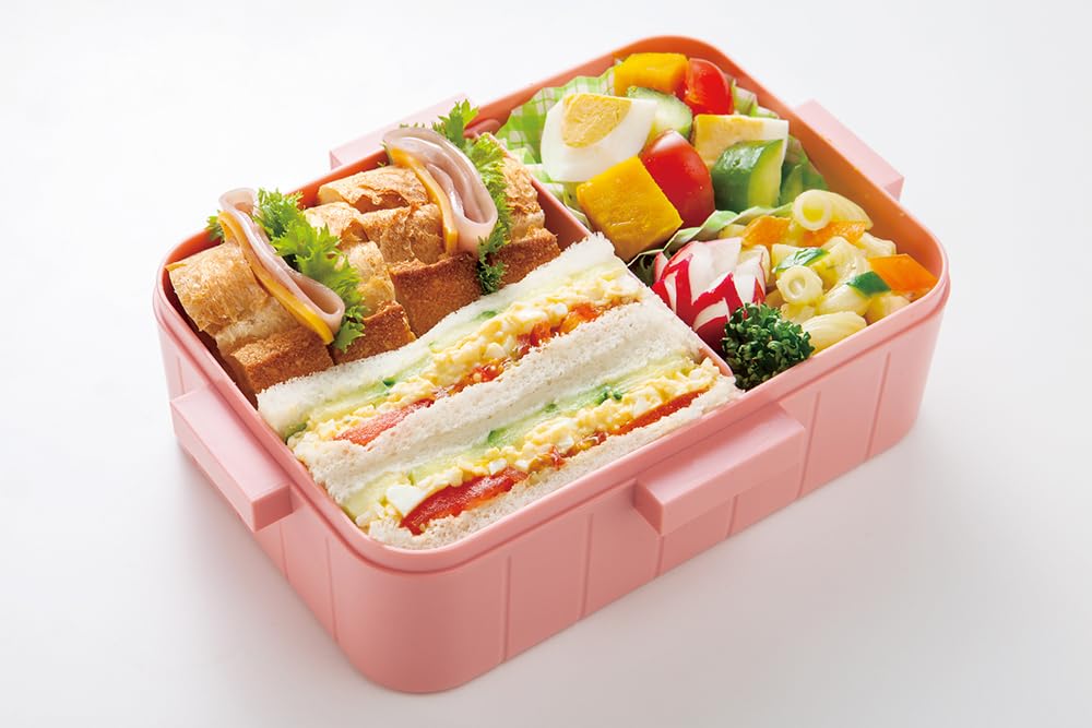 Skater Locking Bento Made In Godzilla Design for 2004 4-Point Box, 650ml, Antibacterial, Japan, YZFL7AG-A