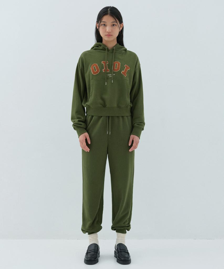 OIOI COLLECTION Фирменные спортивные штаны_Хаки