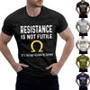Men'S Fashionable T-Shirt, Street Casual Short Sleeved Clothing