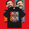 Liverpool Scumbag Uncle Klopp Printed Clothes Summer Pure Cotton Short Sleeved Men's and Women's T-shirts Summer