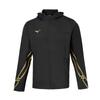 Mizuno Быстросохнущая Повседневная Ветрозащитная Легкая Спортивная Простая Удобная Куртка Унисекс Куртка Черный Золотой P2CC23Z909