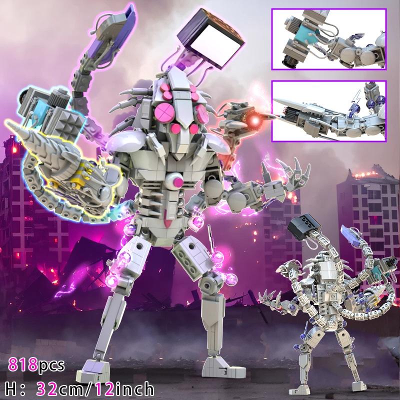 Skibidi Toilet 3.0 Titan Clockman Building Block For Kid Titan Camerman Speakeman Assembly Bricks Toys for Boys Gift Easter Toys