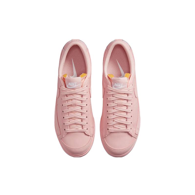 Nike Женские кроссовки Blazer Low Platform Atmosphere Pink, обувь для скейтборда DJ0292-600