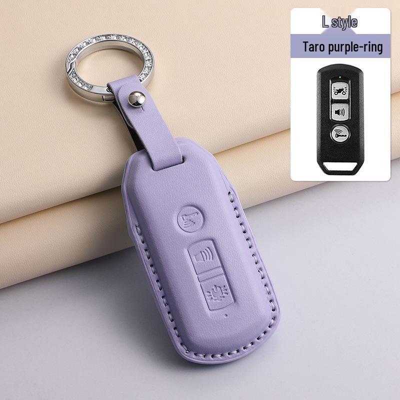 Handmade Motorcycle Key Cover for Click150, Vario150, PCX160 - Two-Button Style