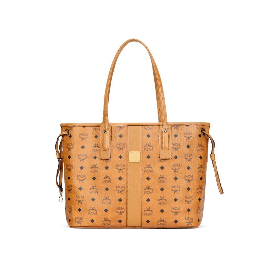 MCM Liz Classic Monogram Reversible Tote Bag Large Capacity Shopping Shoulder Bag Canvas And Leather Handbag Medium Women tote MWP7AVI22CO001