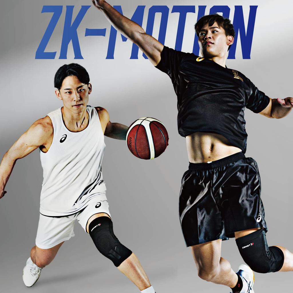 ZAMST Knee Support for All Size 381603 ZK-MOTION Sports, Ambidextrous, L,