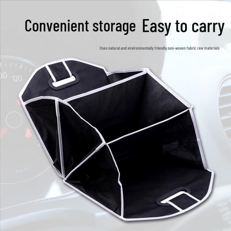 Многофункциональный складной ящик для хранения и органайзер в багажник автомобиля