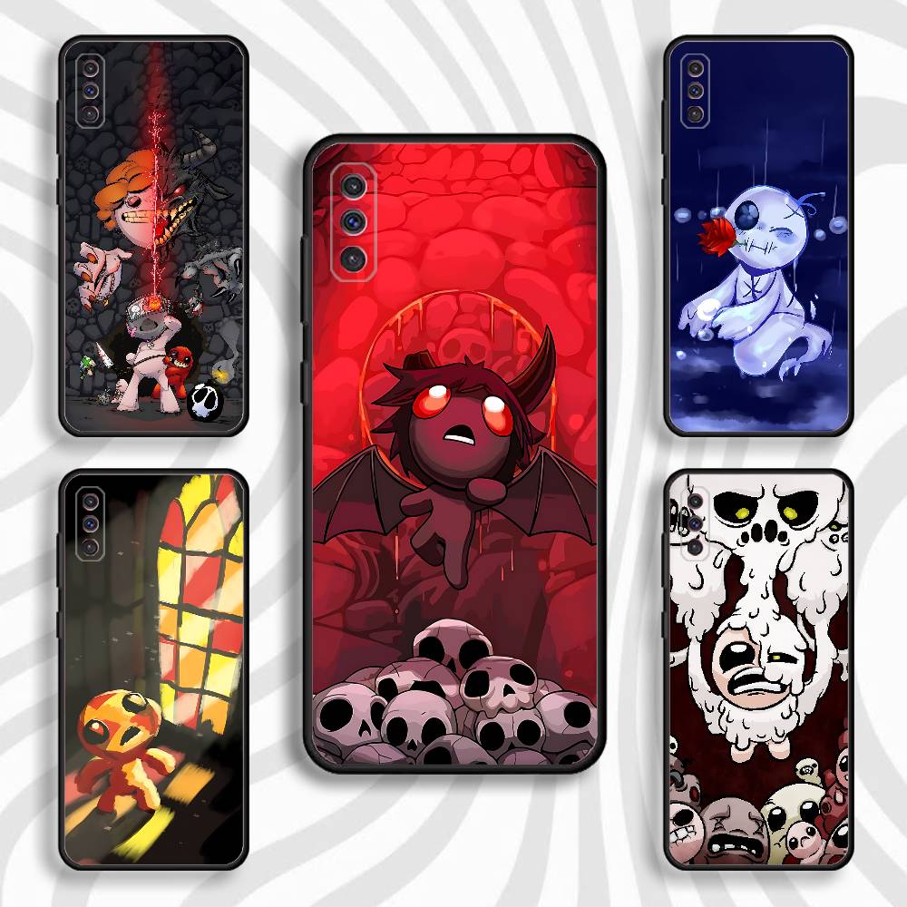 The B-Binding of I-Isaac Phone Case For Samsung S10,S21,FE,S21 ,S26,S25,S24,S23,Ultra,S9,S22,Plus Black Shockproof TPU
