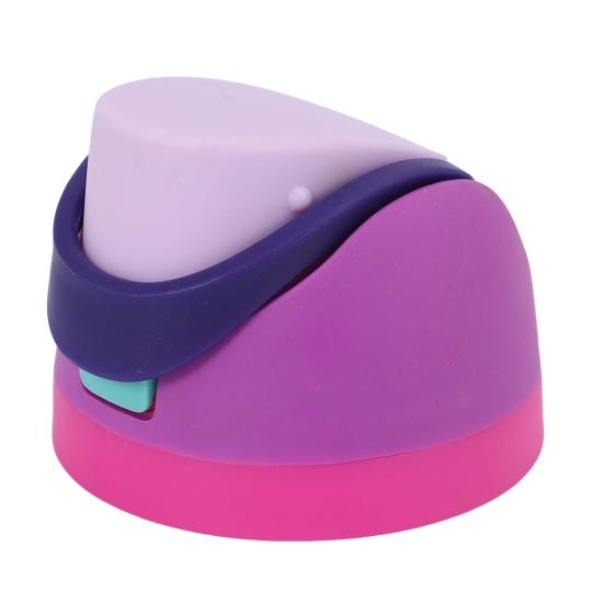 Крышка для бутылки с водой с трубочкой, крышка из пищевого пластика без содержания бисфенола А с ручкой, устойчивая к брызгам крышка, сменные колпачки для кофейной кружки-холодильника