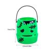 1/6Pcs Pumpkin Bucket Container Kids Trick or Treat Gift Favors Box Cookie Snack Holder Halloween Party Props Home Decoration