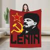 Плед ВЛАДИМИР ЛЕНИН Качественный Супер Теплый Плед Осень Дети Взрослые Диван Кресло Диван Кровать Новинка Покрывало
