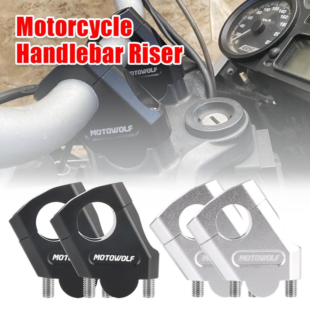 Universal Motorbike Accessories Motocross Handle Clamp Extend Adapter 22mm 28mm Motorcycle Handlebar Riser For Yamaha For BMW
