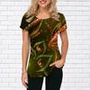 Women Summer T Shirt Print Short Sleeve Tees Casual Printed Tops