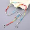 Винтажный Радужный Кулон-бант Подвеска Мобильная цепочка Цепочка через плечо Ремешок на запястье Шарм Шнурок Ремешок для камеры